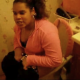 A Puerto Rican girl is video recorded by her friend as she grunts and strains to take a shit on the toilet. It looks like she may have had some success in the end, but we cannot hear the plop.